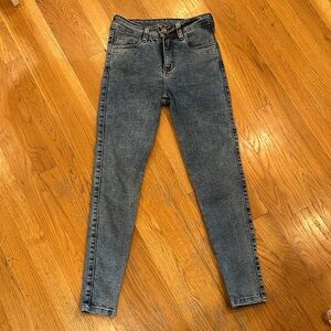 Stylish Blue Women's Skinny Jeans Size 0